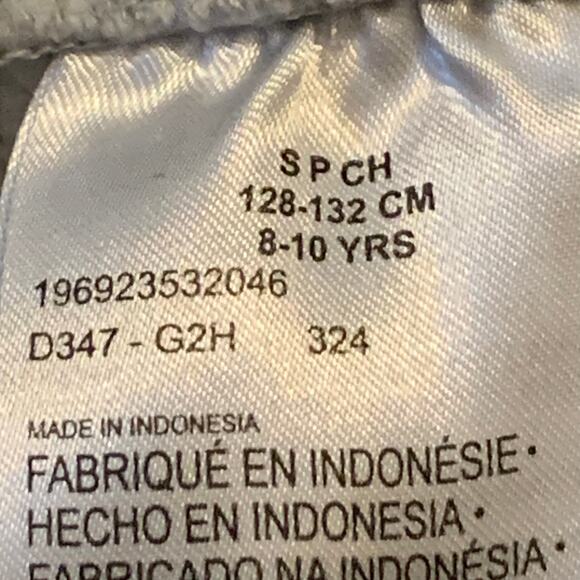 Jordans Boys Jogger Set Gray Black Fleece Pants Small Hoodie Medium Sporty Gym - Picture 12 of 16